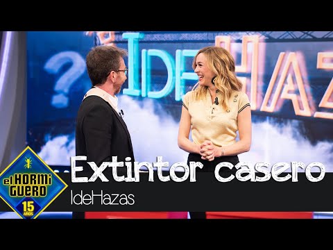 Marta Hazas sorprende con un extintor casero - El Hormiguero