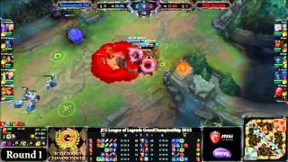 【20150208】LoL グランドチャンピオンシップ2015 Day1 DetonatioN FM vs 7th heaven　１