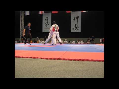 Kyokushin Karate European Cup:(Pol)Kacper Chojowski - (Ukr)Bogdan Fedyuk Boys do 70kg