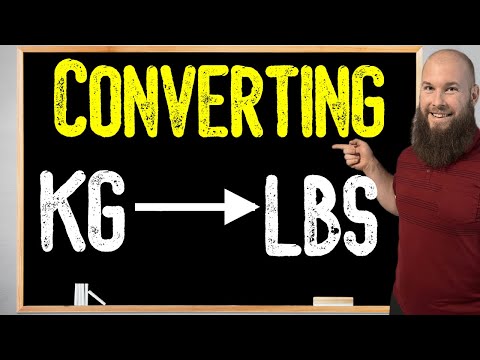 How To Convert Kilograms To Pounds | Kg To Lbs