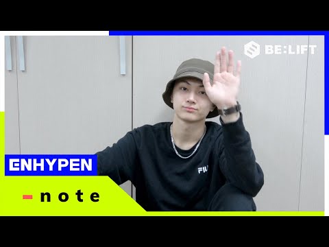 [-note] 200802 JAY - ENHYPEN (엔하이픈) (ENG/JPN)