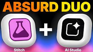 Google Stitch + AI Studio: Build and Automate ANYTHING! 🤯