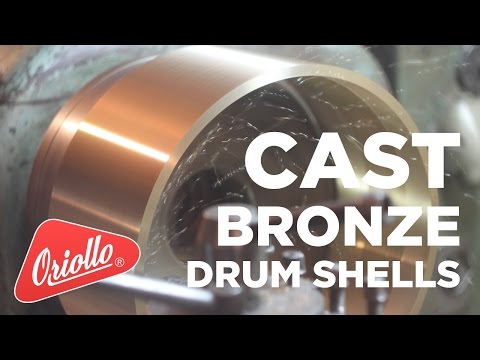 Cast Bronze Drum Shells - Oriollo - How it's made snare drum