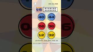 PCSO Lotto Results: P153M Grand Lotto 6/55, Mega Lotto 6/45, 4D, 3D, 2D | Aug. 24, 2026