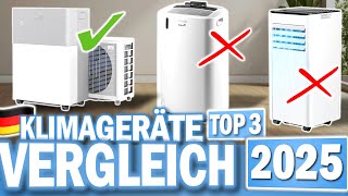 MOBILE KLIMAGERÄTE kaufen: Top 3 mobile Klimageräte 2025 im Vergleich!