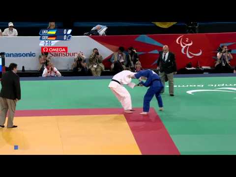Judo - UKR versus GER - Men -81 kg Semi Final A - London 2012 Paralympic Games