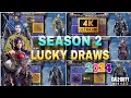 😱Season 2 - 2024 All Lucky Draws | Mythic Type 19 & All Legendary Guns & New Character | Codm S2 🔥🥵