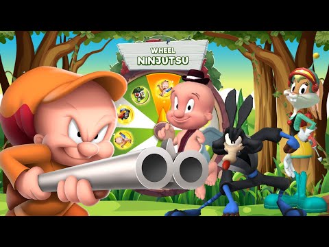 10x Ninjutsu Wheel spins, Ninja Campaign, and Arena Battles - Looney Tunes World of Mayhem