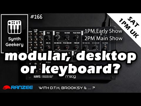 Synth Geekery 166 - Modular, Desktop or Keyboard Synths?