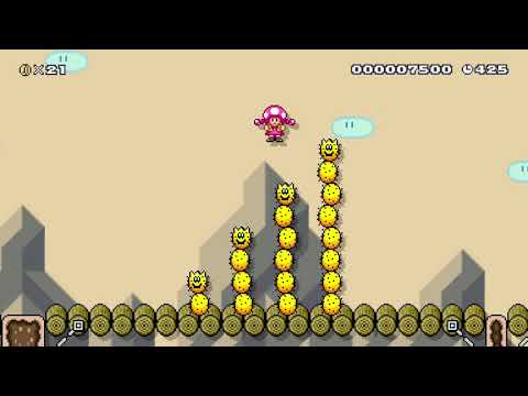 Cinder Crevice by Nocturnowl 🍄 Super Mario Maker 2 #akk