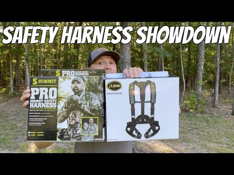 Safety harness (Summit Men's Pro Safety Harness vs Hunter Safety Systems Shadow Harness!) [Review]