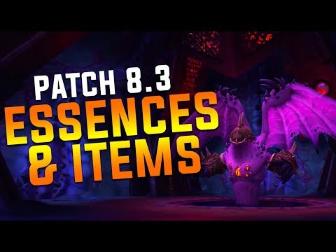 NEW Essences, Trinkets & Rings - 8.3 PTR