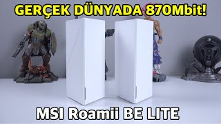 Gigabit altyapıya uygun Mesh Wi-Fi! "MSI Roamii BE Lite Mesh Wi-Fi inc