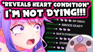Biboo addresses her heart condition... Chat: BIBOO'S DYING!!!!