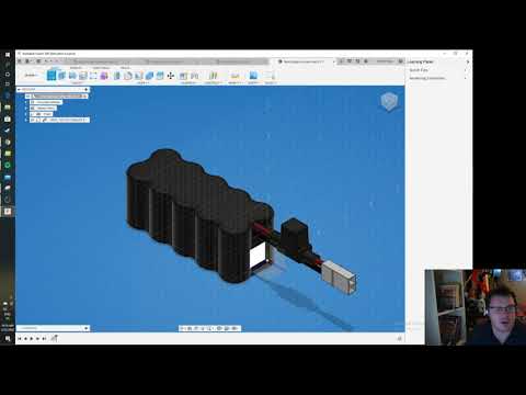 CAD Challenge01 2020 03 25 -  Fusion 360 FTC Battery Holder
