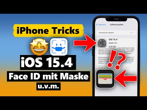 iOS 15.4 Update ist da! DAS ist neu & DARUM solltet ihr es installieren! (Face ID mit Maske, usw.)