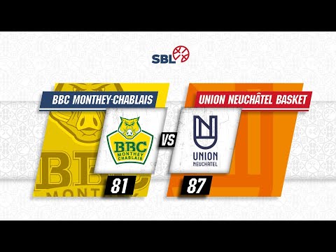 BBC Monthey-Chablais vs. Union Neuchâtel Basket - Game Highlights