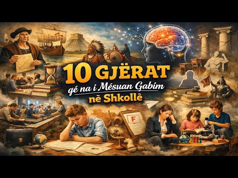 10 Gjërat që na i Mësuan Gabim në Shkollë