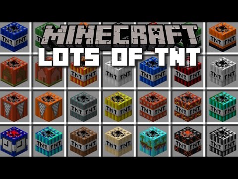 MC Naveed - Minecraft - Minecraft TOO MUCH TNT MOD / GOD TNT's, DYNAMITE AND FIREWORKS!! Minecraft