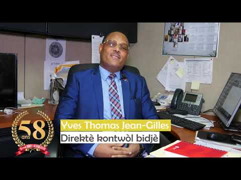 58e Anniversaire DGB : Yves Thomas Jean-Gilles-Directeur du Controle Budgétaire