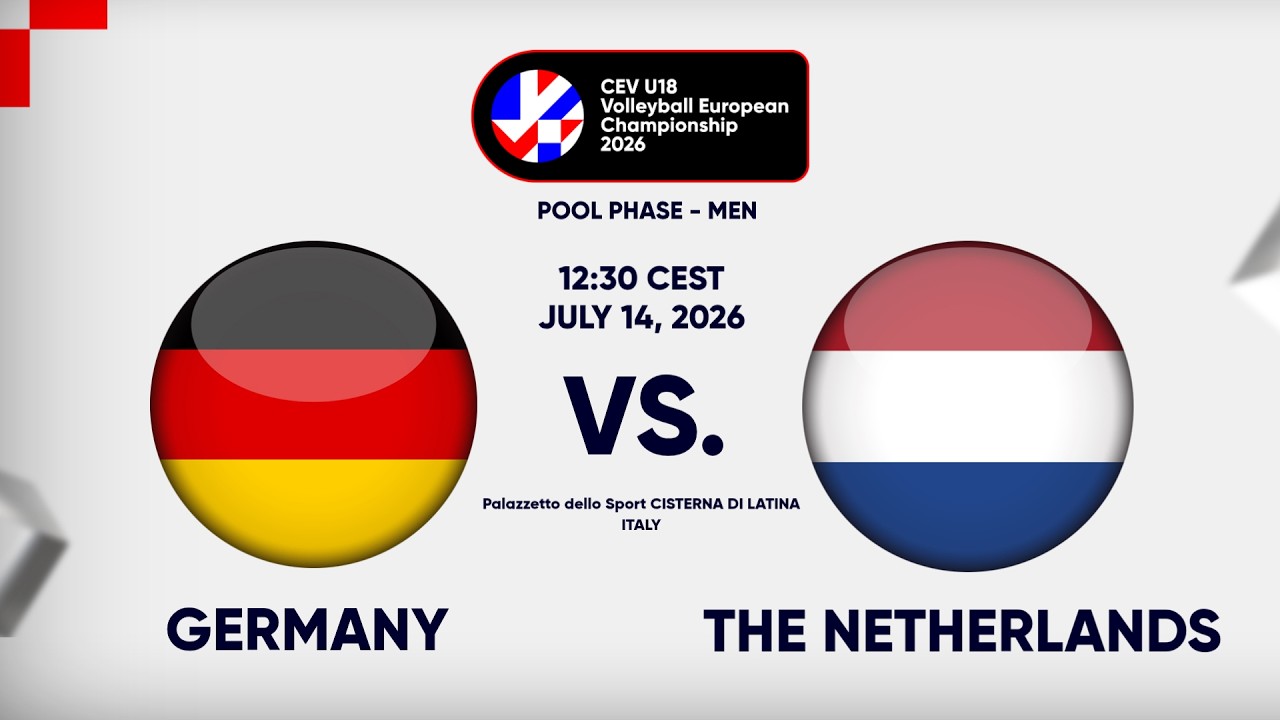 Full Match | Germany vs. The Netherlands | CEV U18 Volleyball European Championship 2026 | Men