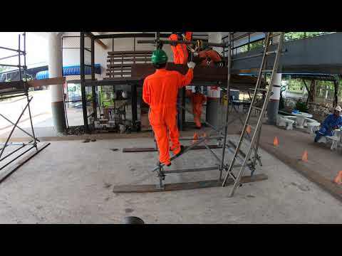 Basic Scaffolding VDO Time Lapse (Tower Scaffolding) Part 2 | scaffolding training