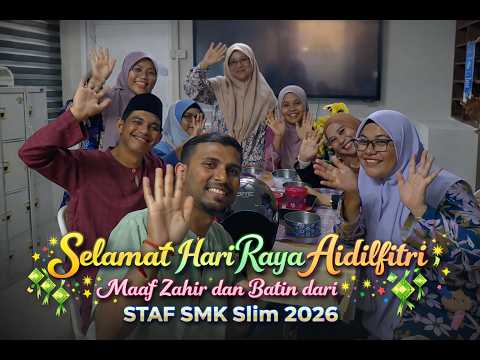 Thumbnail Muzik Video Raya 2026 "MAMA PAPA Raya cover by Staf SMK Slim"