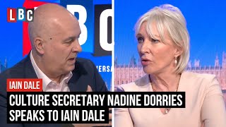 Culture Secretary Nadine Dorries speaks to Iain Dale