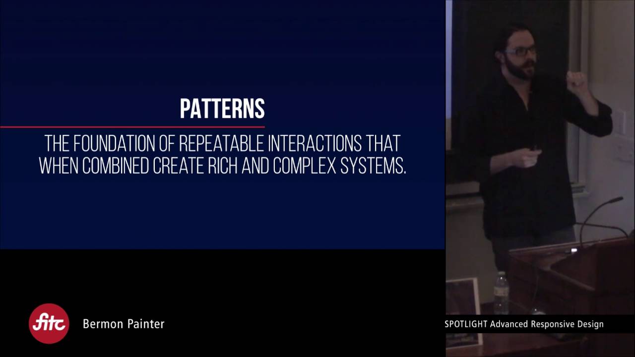 Bermon Painter — Responsive Design Patterns for an Evolving Web