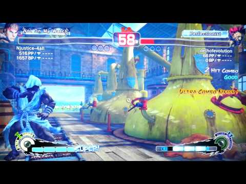 Sf4ae online ranked match akuma vs ryu