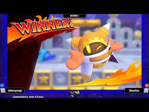 Jakerspoopi (Ninja/Magolor) vs Shunitsu (Wrestler) - Kirby Fighters India Tournament #14
