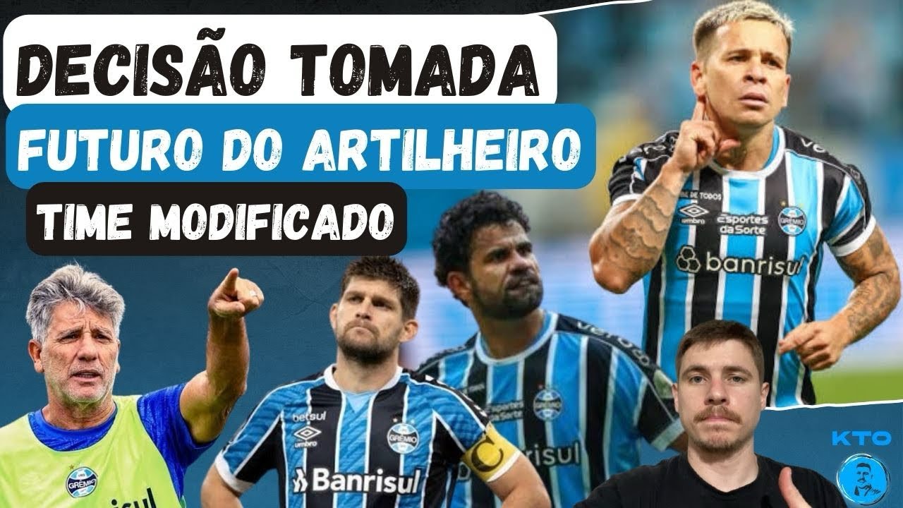 GRÊMIO: DECISÃO SOBRE SOTELDO | FUTURO DE DIEGO COSTA | TRÊS MUDANÇAS NO MEIO-CAMPO? | UM MISTÉRIO