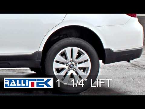 RalliTEK Rear Raised Overload Springs & Rear Spacer Kit - Outback 2015-2017