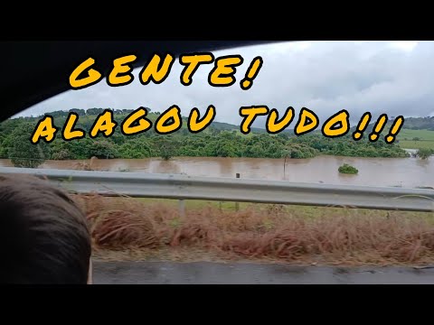 chuva intensa entre três municípios do interior de Goiás Ipiranga, Rubiataba, e Nova América .