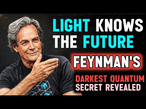 FEYNMAN'S DARKEST SECRET: Light Explores Infinite Paths.And Somehow Knows the End Before the Start