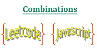 YouTube video 'Leetcode Question 77 "Combinations" in Javascript'