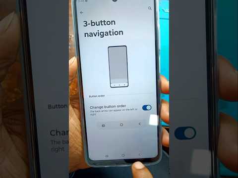 how to change back button in moto g45 5g || navigation bar setting in moto