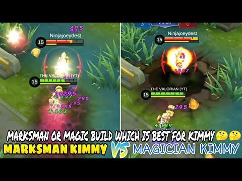 KIMMY MARKSMAN BUILD VS MAGE BUILD | WHICH IS BEST BUILD FOR HER!!!