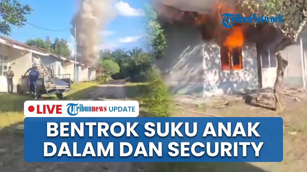 LIVE: Bentrok Suku Anak Dalam dan Petugas Keamanan di Sarolangun, 2 Warga Luka dan 1 Orang Hilang