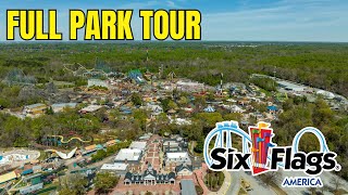 Six Flags America FULL PARK TOUR | Final Walkthrough Before It Closes Forever 🎢
