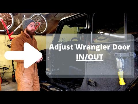 How to adjust Jeep Wrangler door IN/OUT