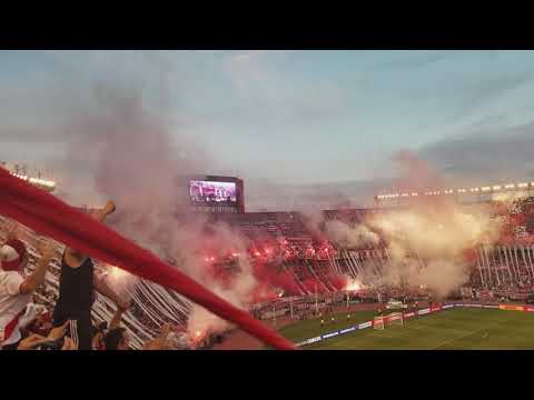 "Recibimiento RIVER vs Lanús. Semifinal, Copa Libertadores" Barra: Los Borrachos del Tablón • Club: River Plate