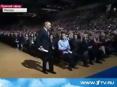 With | Putin - Momentary Putin's reaction to a national anthem