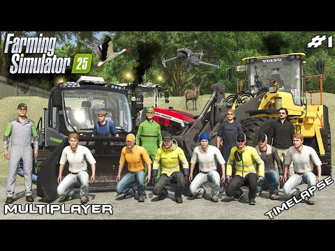 GIANT SILAGE HARVEST - 4 MILLION LITERS | Riverbend | Farming Simulator 25 Multiplayer | Episode 1