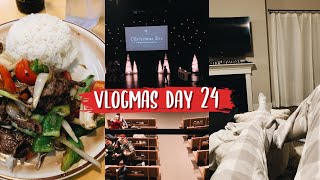 VLOGMAS DAY 24: christmas eve! church, dinner, sleepover