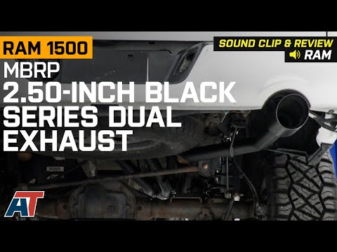 2009-2018 RAM 1500 5.7L MBRP 2.5\" Black Series Dual Exhaust System Review & Sound Clip