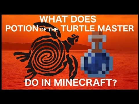 How to make Potion Of Turtle Master in Minecraft