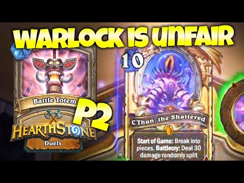 Warlock is BEYOND BROKEN w/ New C'thun P2 - 12-0 Duels Run | Zalae