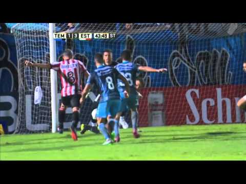 Gol de Damonte. Temperley 1 - Estudiantes 3. Fecha 9. Primera División 2016