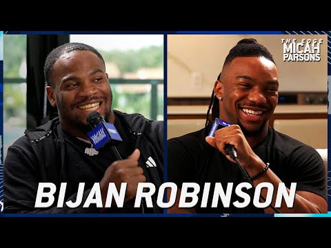 Bijan Robinson Talks Saquon Barkley, Michael Penix & Gets Roasted by Micah Parsons | The Edge, S2E22